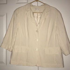 Silk and polyester jacket and pant set